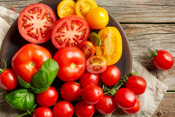 Thêm cà chua vào thực đơn của bé giúp tăng cường sức khỏe phổi tốt hơn.