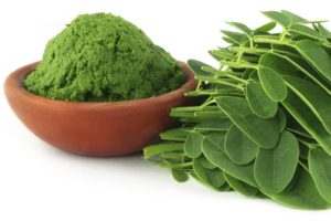 Moringa leaves with paste