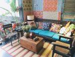 Thiết kế nội thất Homestay với nhiều gam màu tươi sáng tạo cả giác thoải mãi, thư giãn cho khách hàng.