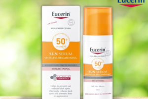 Kem chống nắng Eucerin Sun Serum Double Whitening SPF50+