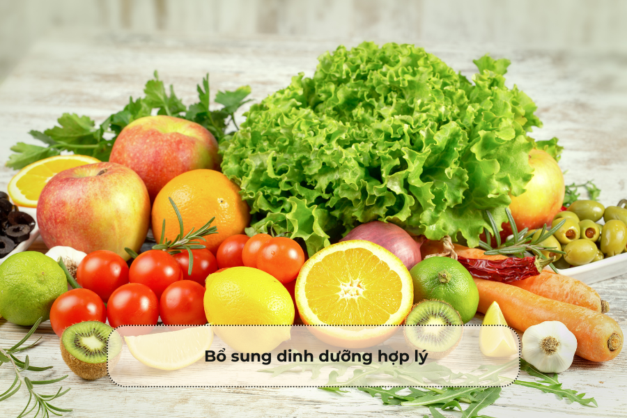 Bổ sung dinh dưỡng hợp lý