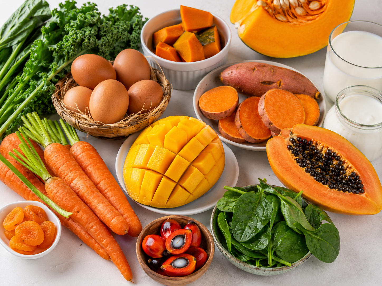Những thực phẩm giúp cung cấp vitamin A cho cơ thể