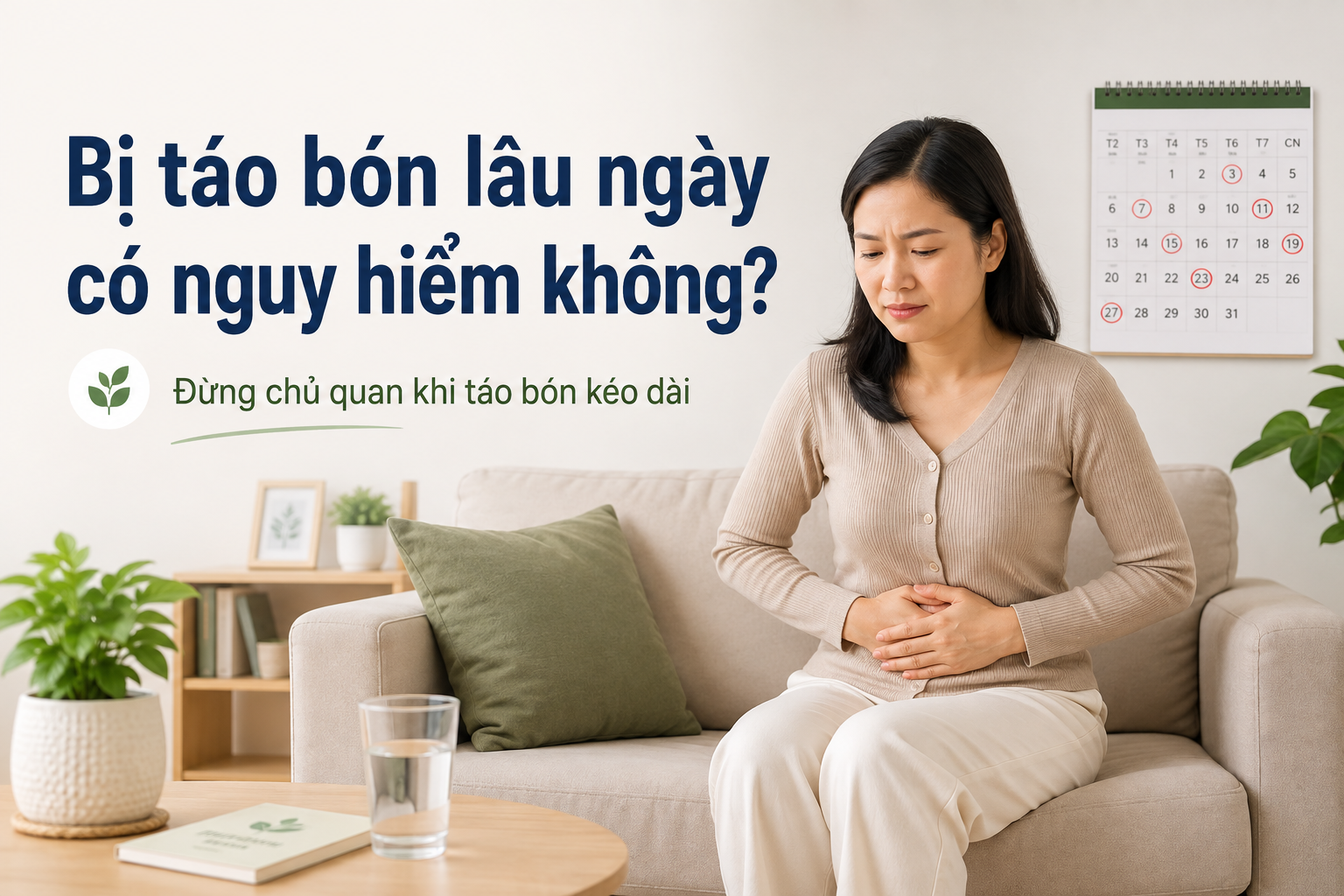 Bị táo bón lâu ngày có nguy hiểm không? Biến chứng và cách xử lý